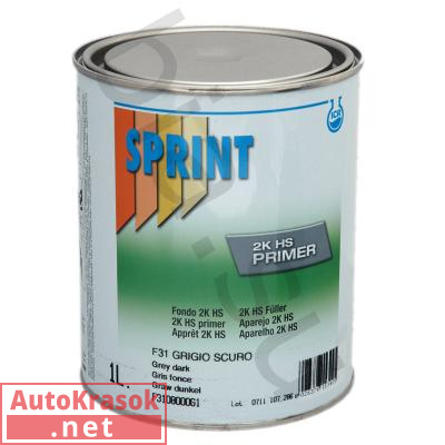 F31 Ггрунт-наполнитель темно-серый Спринт, уп. 1л/1,61кг (шт.) F3108000G1, SPRINT ICR