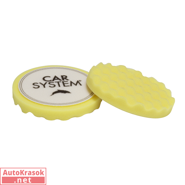 Рельефный полировальный круг Polish Waffle Foam Yellow, средней жёсткости желтый, 145 мм (1шт), CarSystem Рельефный полировальный круг Polish Waffle Foam Yellow, средней жёсткости желтый, 145 мм (1шт), CarSystem