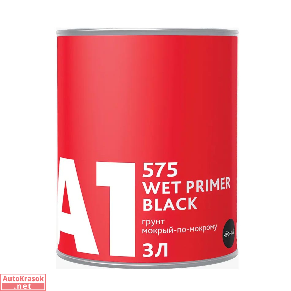 Грунт акриловый 575 Wet Primer grey, мокрый-по-мокрому, серый, 3 л, 575WPG-3000, A1