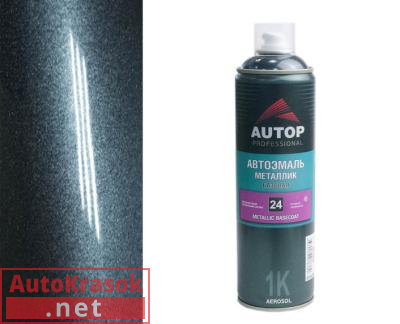 Краска металлик базовая №24, 360 Сочи, (аэрозоль), 650 мл, ATP-A07838 Autop