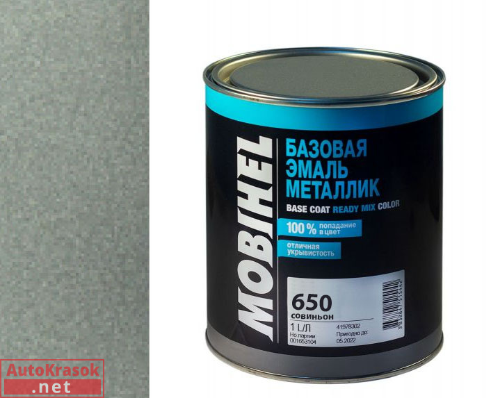 650 совиньон, Автоэмаль Мобихел металлик, 1 л, MOBIHEL
