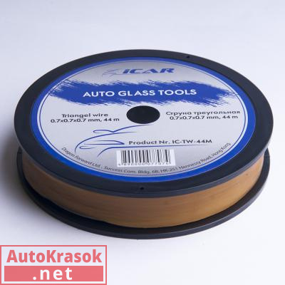 Струна треугольная, 0,7 * 0,7 * 0,7 мм, длина 44 м, IC-TW-44M, ICAR