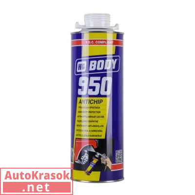 Антигравий каучуковый 950 White белый, евробаллон 1 л, 9500100001, Body HB