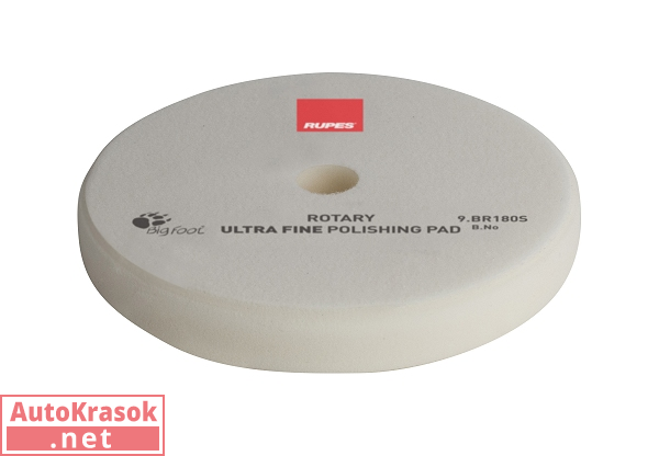 Поролоновый полировальный диск, сверхтонкий белый, 155/160 мм, 9.BR180S, Rupes