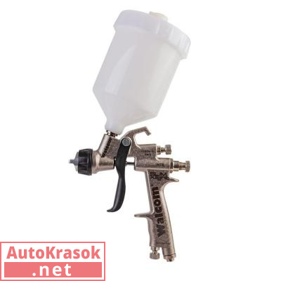Краскопульт Walcom SLIM XLIGHT S HTE SR, без манометра, дюза 1,3 мм, 822013, Walcom