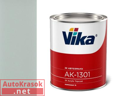 Краска 671 светло-серая 02, акриловая эмаль АК1301, 0,85 кг,  VIKA