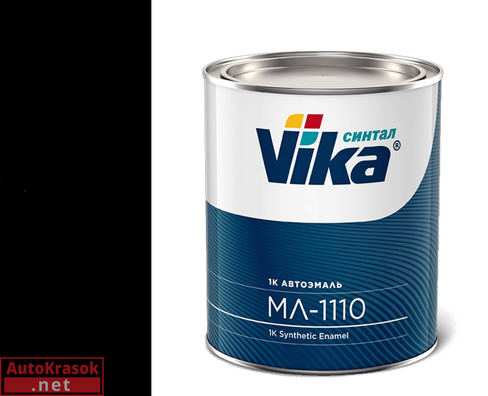 601 черная, меламиноалкидная МЛ-1110, 0,8 кг, VIKA