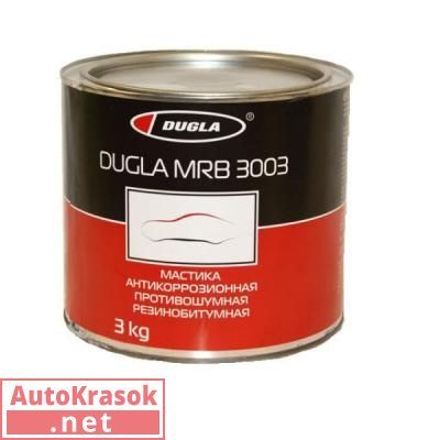 Мастика Дугла резинобитумная МРБ 3003, уп. 3 кг, D010103, Dugla