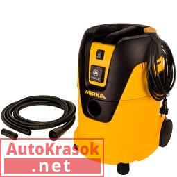 Пылесос Mirka VC1025, 230V/50-60Гц, мощность 1Kw, емкость резервуара для пыли 25л, вес 8 кг. Ручной, VC1025KITRU, Mirka
