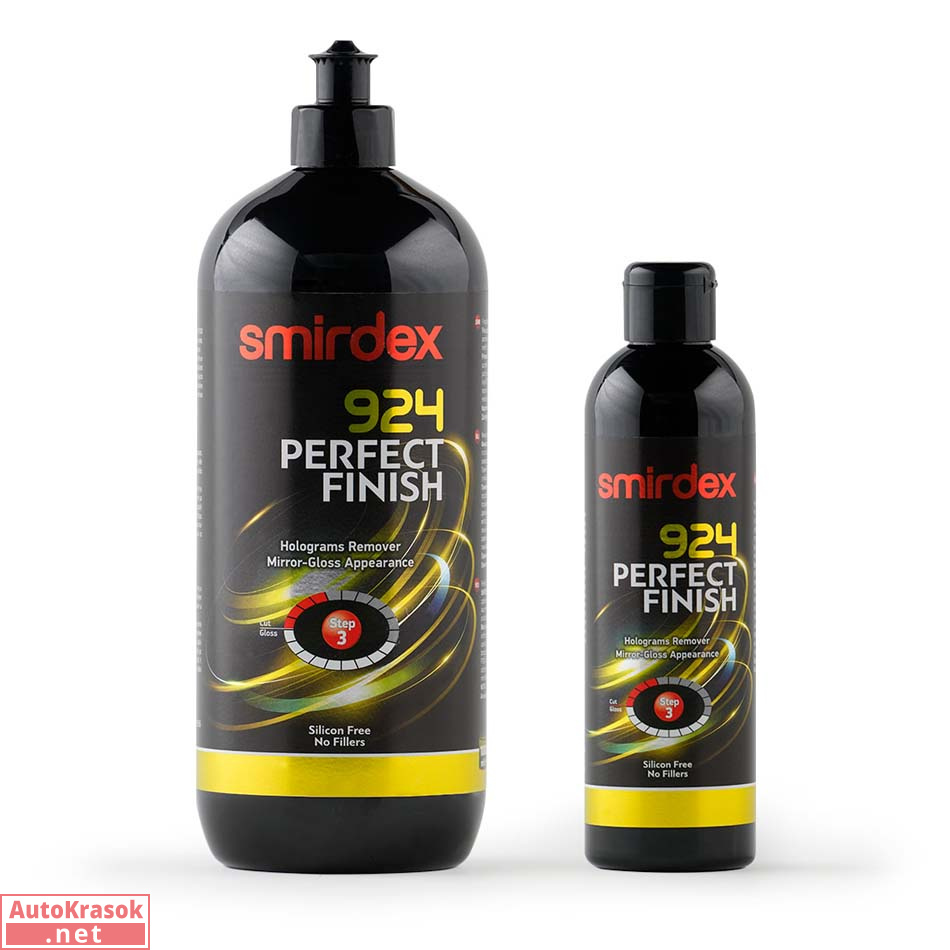 Полировальная паста Perfect Finish 924, шаг 3, (антиголограмма и защита), 250 мл, SMIRDEX Полировальная паста Perfect Finish 924, шаг 3, (антиголограмма и защита), 250 мл, SMIRDEX