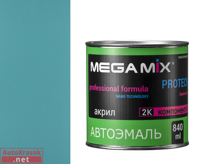 425 Голубой/адриатика, эмаль акриловая АК-1311, 0,8 кг, , MegaMix
