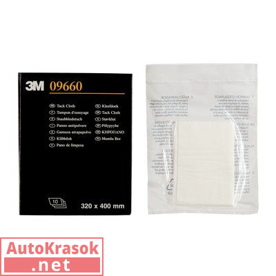 Липкие салфетки 3М "Tack Cloth" 300*400 мм, 09660, 3M
