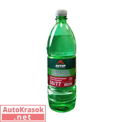 Разбавитель стандарт акриловый Tinner Standart 50/77, 1 л, ATR-TR50/77-1, Autop