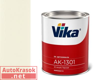 Краска 201 белая, акриловая эмаль АК1301, 0,85 кг,  VIKA