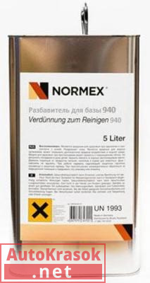 Разбавитель для базы 940 5л, 30000705, Normex