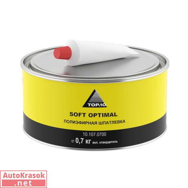 Шпатлевка полиэфирная SOFT OPTIMAL 0,7 кг, TOP.10