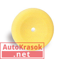 Поролоновый круг вогнутый Hamach, жесткий, желтый d=200 мм, 010053, Hamach