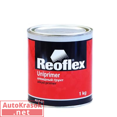 Грунт алкидный антикоррозионный Uniprimer серый, 1кг RX P-01, REOFLEX