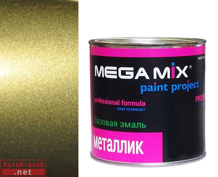 322 Колумбийская зелень эмаль металлик, 880 мл, MegaMix
