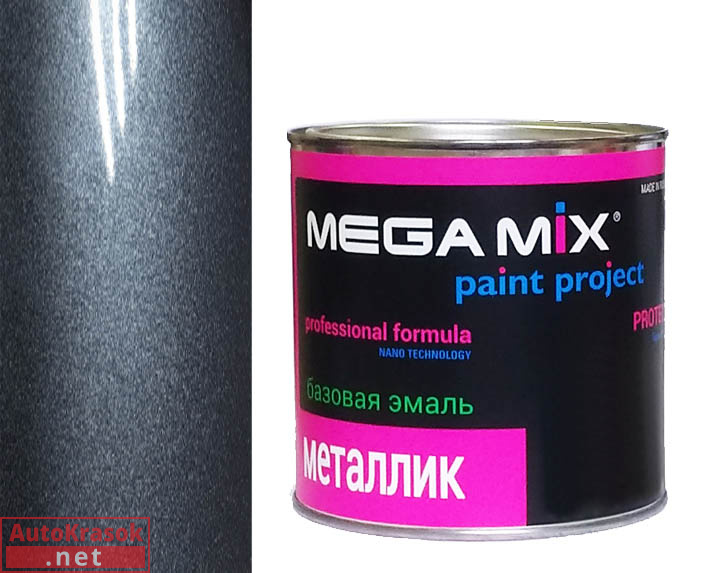 633 Борнео эмаль металлик, 880 мл, MegaMix