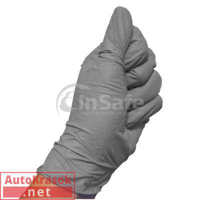 Перчатки нитриловые серые устойчивые к раствор.Colad, размер M (кор.50шт) (, 538000, Colad