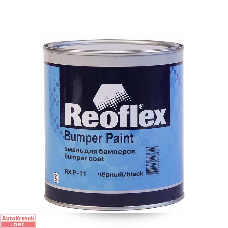 Эмаль для бамперов Bamper Paint, структурная черная, 0,75 л, REOFLEX Эмаль для бамперов Bamper Paint, структурная черная, 0,75 л, REOFLEX