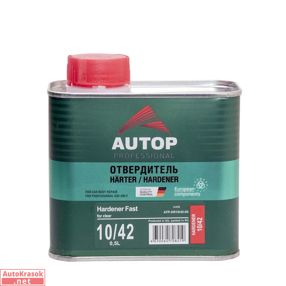 Отвердитель быстрый, Hardener Fast 10/42, 0,5 л, Autop