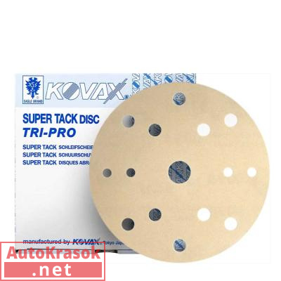 Абразивный круг Tri-Pro 152 мм, 15 отверстий, P280, 5270180, Kovax