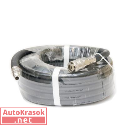 Шланг резиновый армированный черный 8*13*10 м, 005-00077, VOYLET