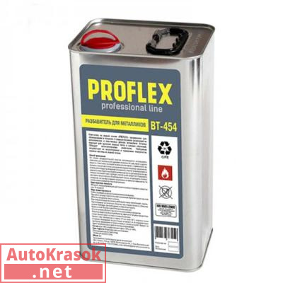 Разбавитель для металликов PROFLEX BT-454, металлическая канистра, 5 л, , Химик