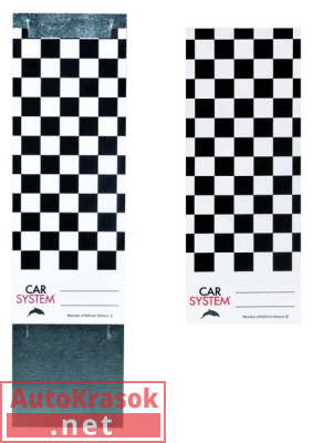 Пластина Color Match Card Paper - для тест-напыла с держателем, картон (250шт.), 141109, CarSystem