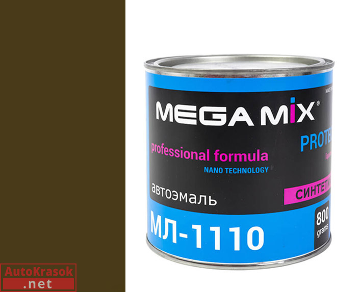 303 хаки, МЛ-1110 автоэмаль,  0,80 кг, , MegaMix