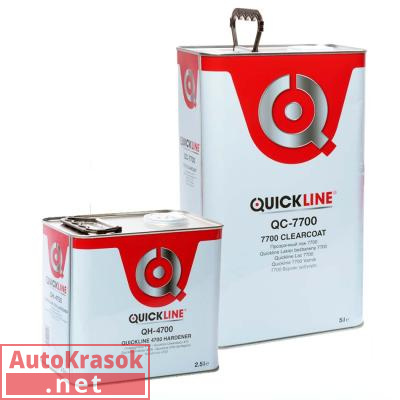 Лак акрил-уретановый QC-7700 (комплект с отвердителем), 5+2,5л, QC-7700/5+4700/2.5, Quickline