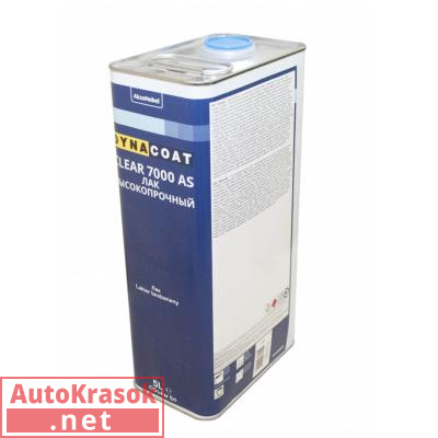 Лак HS Clear 7000 AS Высокопрочный, Дайна.5 л, 537919, Dynacoat