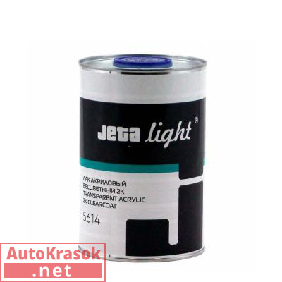Лак акриловый прозрачный ACRYLIC CLEARCOAT 2:1, 1 л, 5614, Jeta Pro
