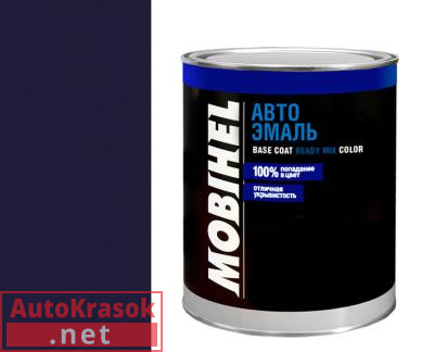 Краска 447 синяя ночь, 1К автоэмаль алкидная, 1 л, 40469302 MOBIHEL