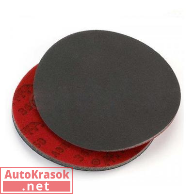 Шлифовальный круг ABRALON, на поролоне, толщина 6,5 мм, 150 мм, P360, 8A24102037N, Mirka