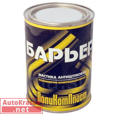 Мастика антишумовая "Барьер", уп. 0,9 кг, РТ180110, ПолиКомПласт