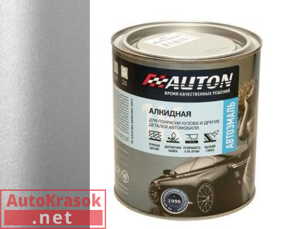 Краска серебро, автоэмаль алкидная 1К, 0.8 л, ATN-P07331-08 AUTON