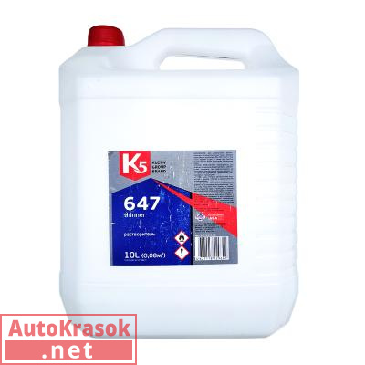 Растворитель 647, 10л, 647.1000.К5, K5