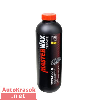 Антикор полимерно-битумный Metallic, евробаллон/пластик, 1 л, MW011401, MasterWax
