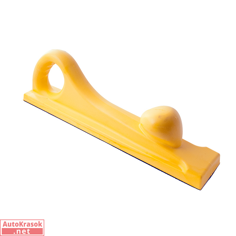 Шлифблок длинный гибкий на липучке, желтый,70*400 мм, 5065410, Китай/Россия