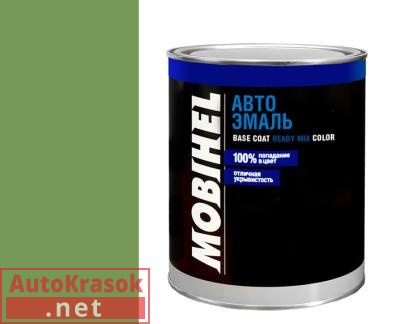 Краска 325 светло-зеленая, 1К автоэмаль алкидная, 1 л,  MOBIHEL