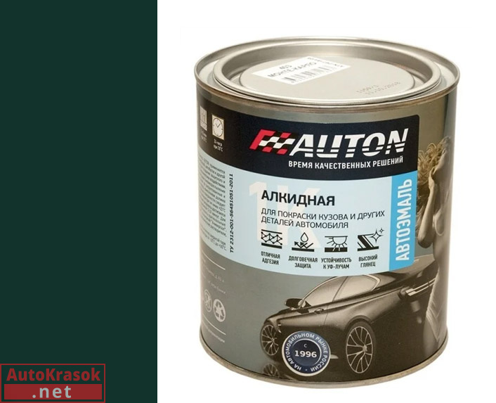 307 зелёный сад, автоэмаль алкидная 1К, 0.8 л, AUTON