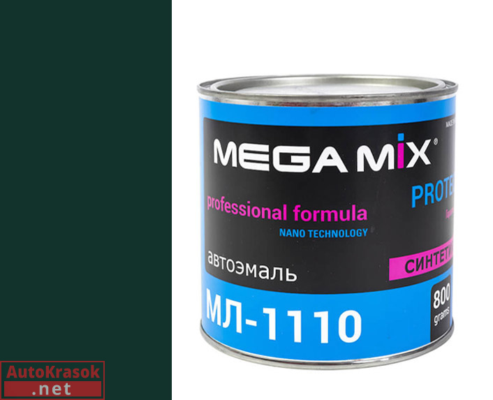 307 зеленый сад, МЛ-1110 автоэмаль,  0,80 кг, MegaMix