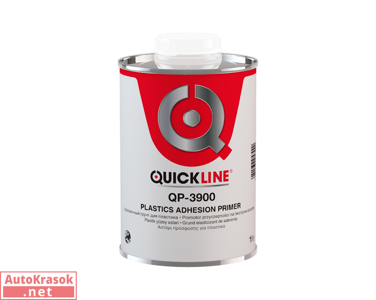 Грунт для пластиков адгезионный, прозрачный, 1 л , Quickline