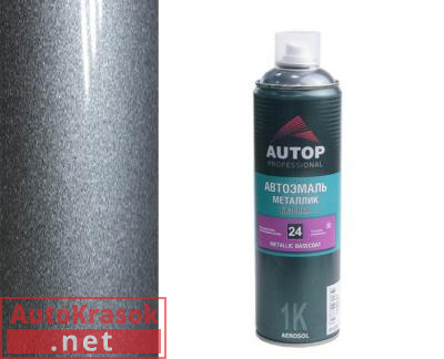 Краска металлик базовая №24, 630 Кварц, (аэрозоль), 650 мл, ATP-A07835 Autop