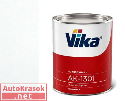 Краска 040 белая, акриловая эмаль АК1301, 0,85 кг,  VIKA