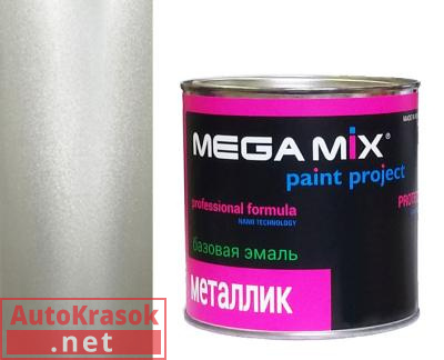Краска 230 Жемчуг (ППГ) эмаль металлик, 880 мл,  MegaMix