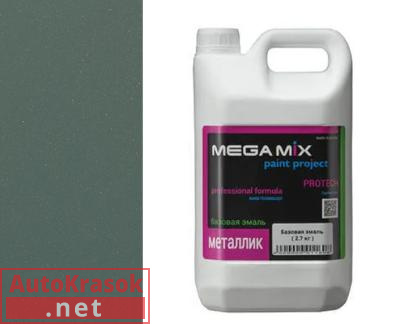 Краска 496 Фантом Веста, эмаль металлик, 3,1 кг,  MegaMix